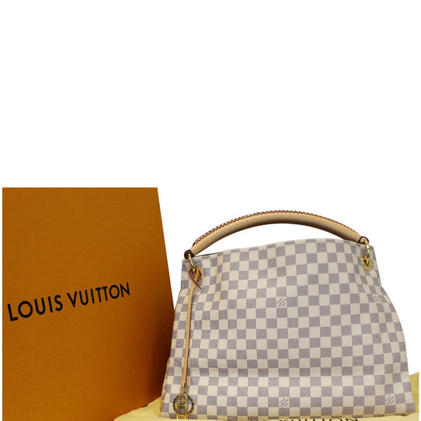 LOUIS VUITTON Artsy MM Damier Azur Shoulder Bag Brown-US