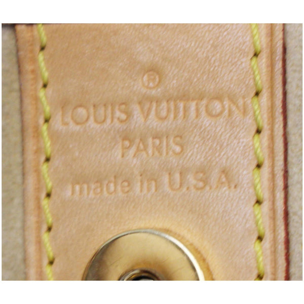 LOUIS VUITTON Galliera PM Monogram Canvas Shoulder Bag Brown