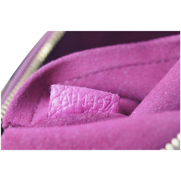 LOUIS VUITTON Hyde Park Damier Ebene Shoulder Bag Fuchsia-US