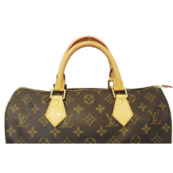 LOUIS VUITTON Speedy 30 Monogram Canvas Satchel Bag-US