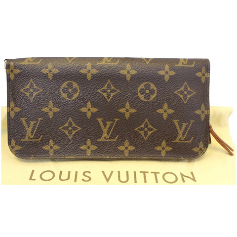 LOUIS VUITTON Insolite Monogram Canvas Wallet Brown