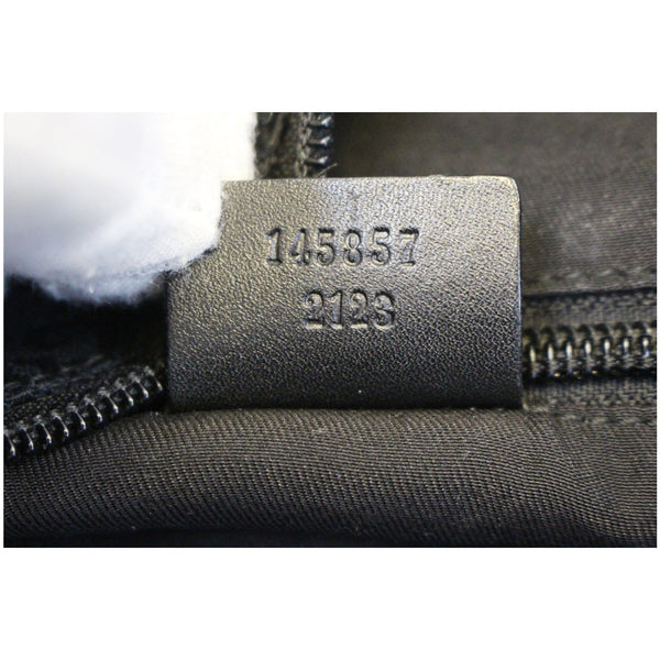 GUCCI Monogram Medium Perforated Messenger Crossbody Bag Black-US