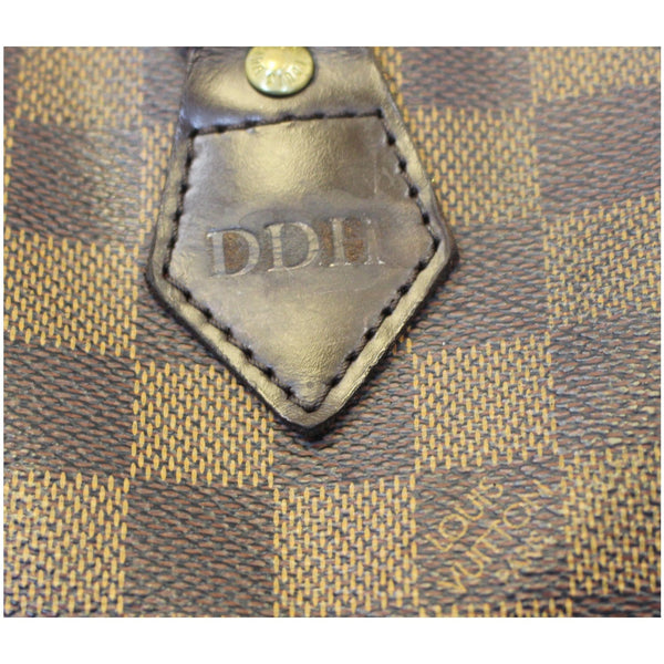 LOUIS VUITTON Speedy 30 Damier Ebene Satchel Bag Brown