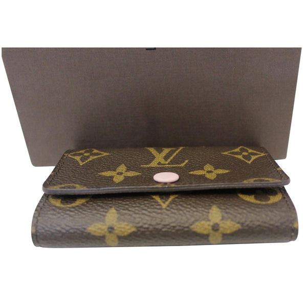 LOUIS VUITTON Monogram 6 Key Holder Rose Ballerine-US