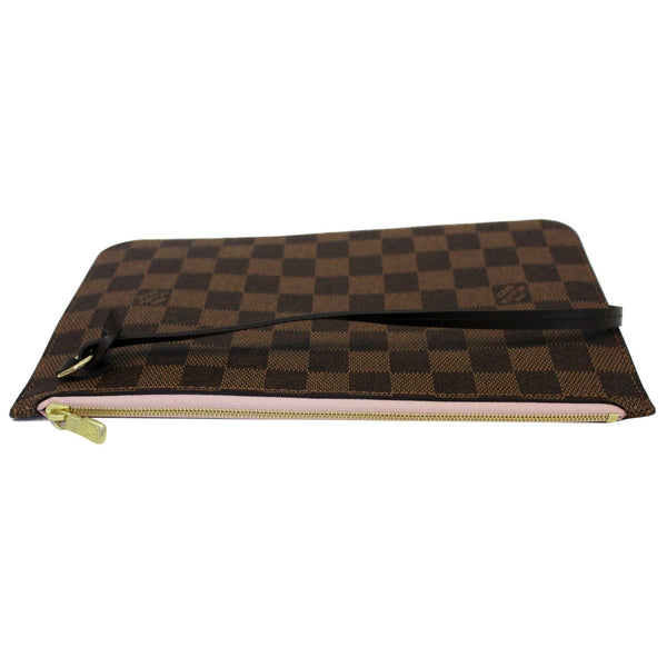 Louis Vuitton Neverfull MM Pochette Wristlet Pouch - leather