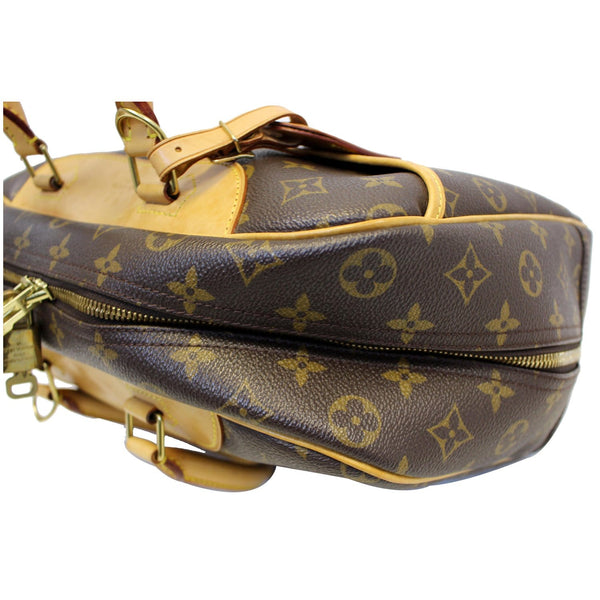 Side lv Deauville Monogram Canvas Boston Bag