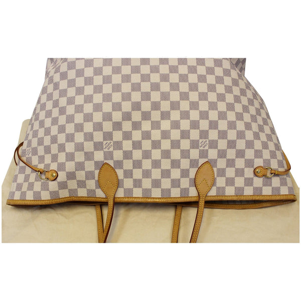 Louis Vuitton Neverfull GM Damier Azur Tote Bag - lv strap