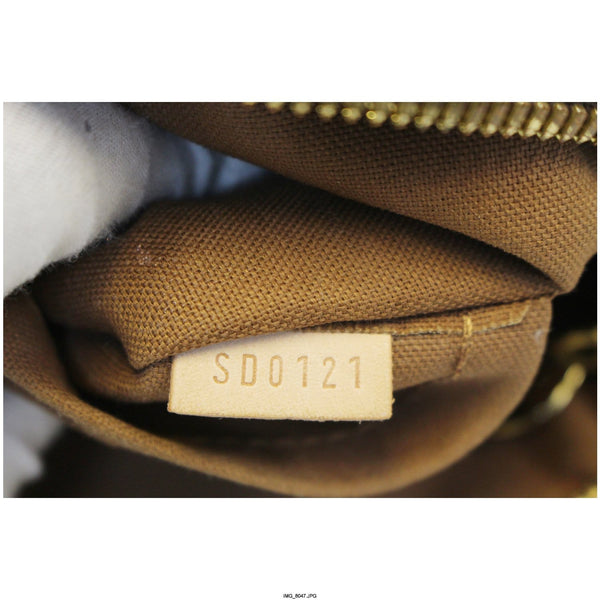 Louis Vuitton Tivoli PM Monogram Canvas Satchel Bag - inside view