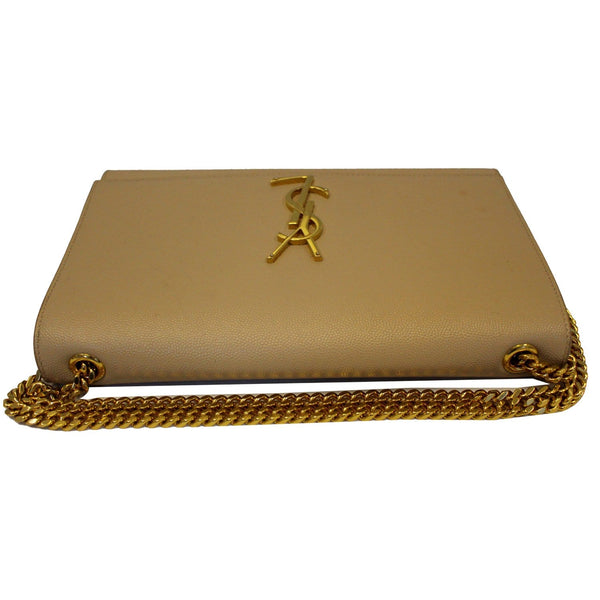 YVES SAINT LAURENT Kate Medium Leather Crossbody Bag Beige