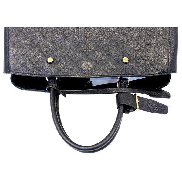 LOUIS VUITTON Montaigne GM Monogram Empreinte Noir Black Handbag
