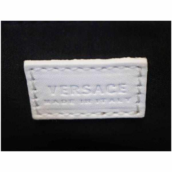 Versace Vanitas Satchel Handbag - logo
