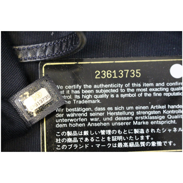 CHANEL Deauville Large Denim Shopping Tote Bag Dark Blue