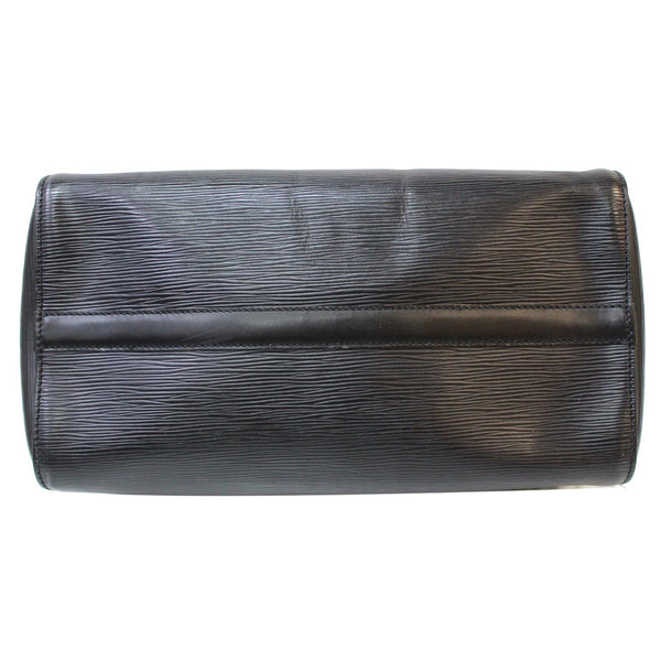 botom view Louis Vuitton Speedy 30 Epi Leather Satchel Bag