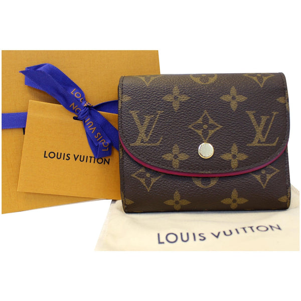 LOUIS VUITTON Ariane Monogram Canvas Wallet Brown/Fuchsia-US