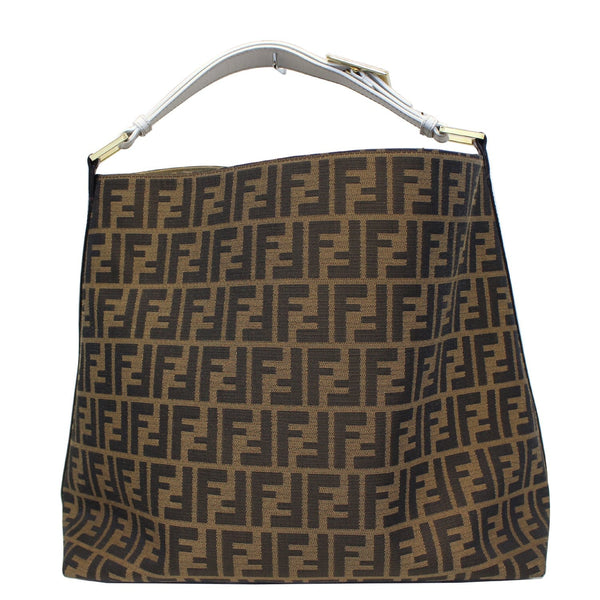 FENDI Zucca Canvas Large Hobo Bag Tobacco-US