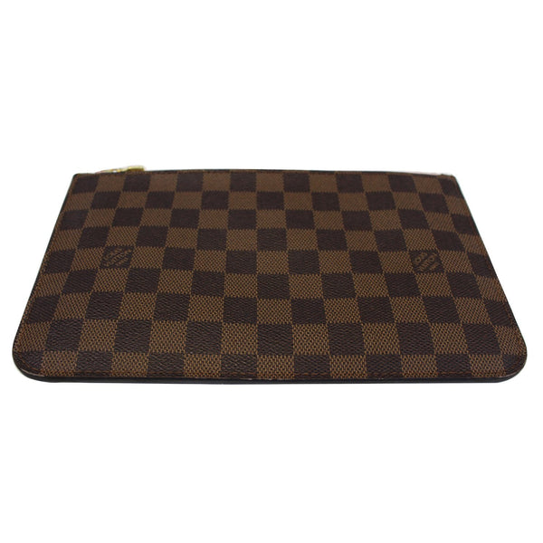 LOUIS VUITTON Pochette Wristlet Pouch Damier Ebene Neverfull MM/GM Brown
