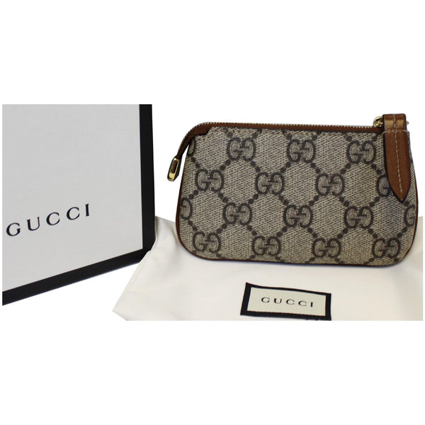 GUCCI GG Supreme Monogram Key Case Beige-US