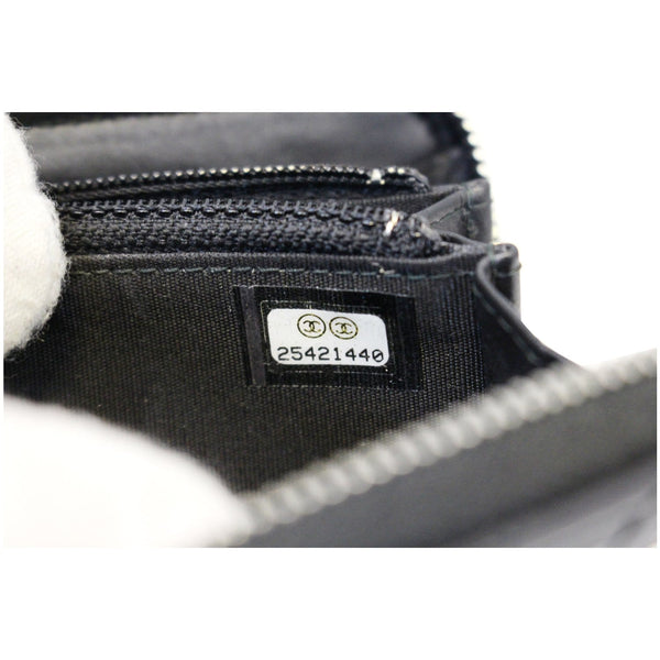 CHANEL Camellia Long Zippy studded Wallet Black-US