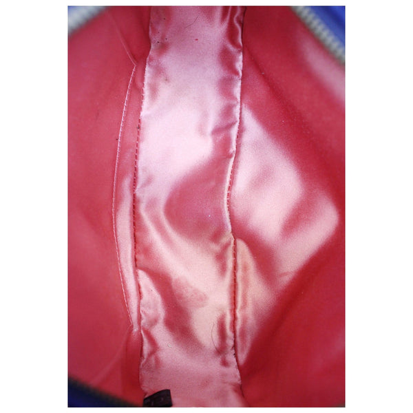 GUCCI GG Marmont Velvet Small Crossbody Bag Blue