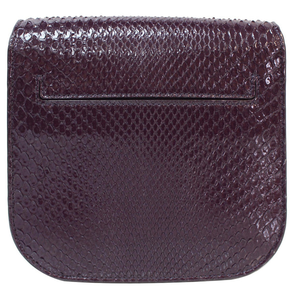 TOM FORD Tara T-Clasp Python Shoulder Bag Purple - Last Call