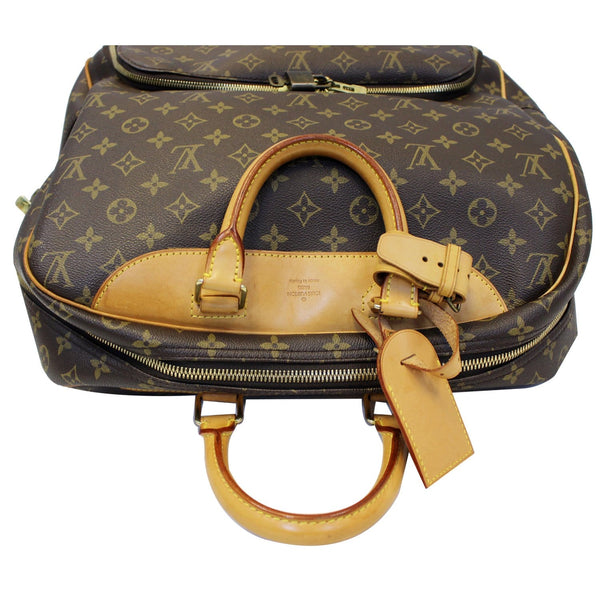 Louis Vuitton Evasion Monogram Canvas Boston Bag - bottom view