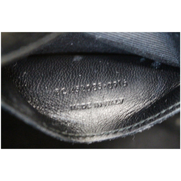 YVES SAINT LAURENT Kate Medium Crocodile Leather Bag Crossbody Bag Black