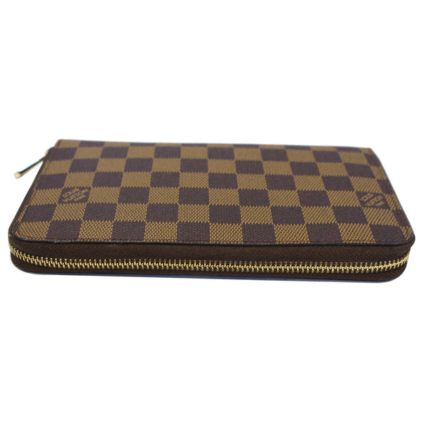 LOUIS VUITTON Zippy Organizer Damier Ebene Wallet Brown