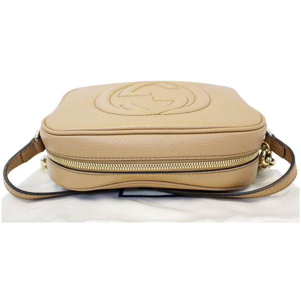 GUCCI Soho Disco Pebbled Leather Small Crossbody Bag-US