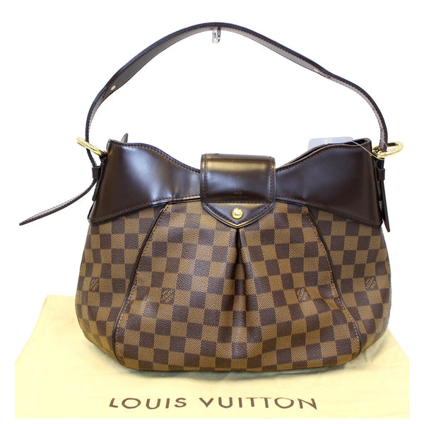 LOUIS VUITTON Damier Ebene Sistina MM Shoulder Bag-US