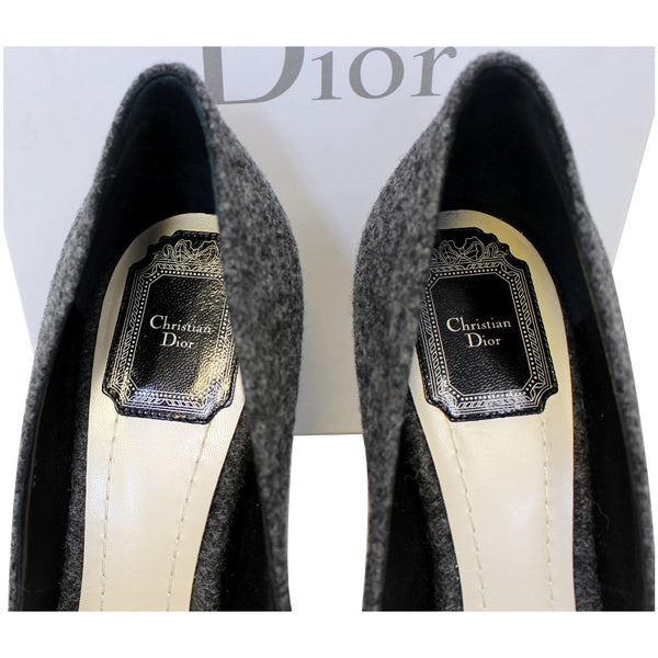 Christian Dior Spade Heels Black/Grey Size 9-US