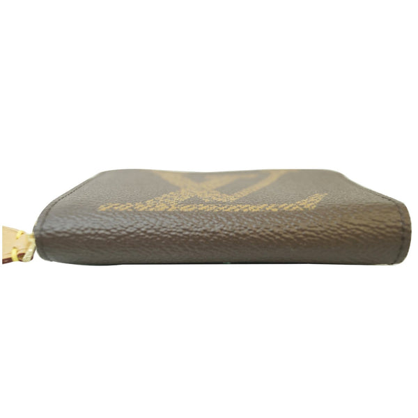 LOUIS VUITTON Monogram Giant Zippy Coin Purse Brown