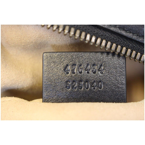 GUCCI GG Marmont Matelasse Black Leather Belt Bag 476434-US