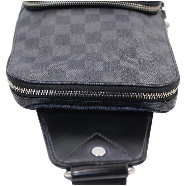 Louis Vuitton Avenue Sling Damier Graphite Crossbody bottom view