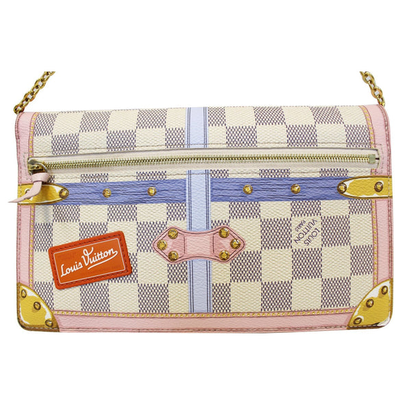 LOUIS VUITTON Summer Trunks Pochette Weekend Damier Azur Shoulder Bag-US
