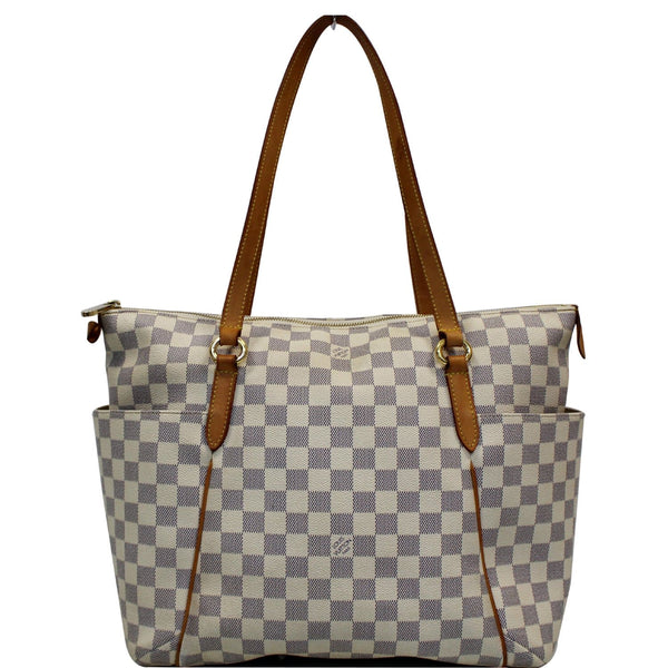 Louis Vuitton Totally GM Damier Azur Shoulder Bag strap