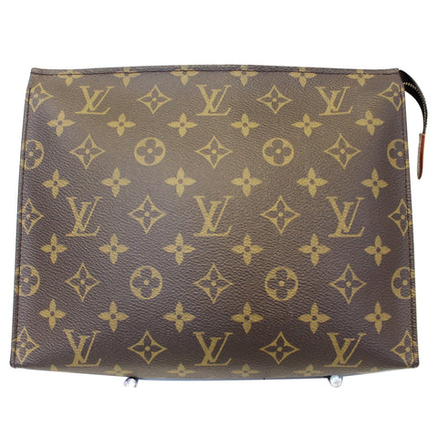 LOUIS VUITTON Poche Toilette 19 Monogram Canvas Cosmetics Pouch-US