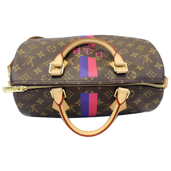 LV Speedy 30 Mon Bandouliere Monogram Canvas Bag - Strap view