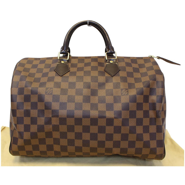 LOUIS VUITTON Speedy 35 Damier Ebene Satchel Bag