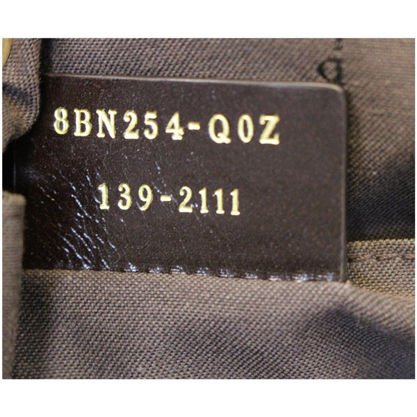 Fendi Tobacco Pequin Stripe Canvas Large - fendi tag