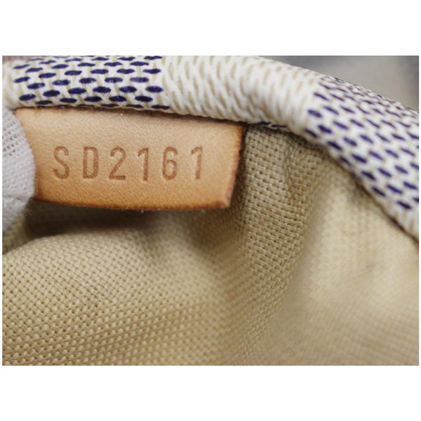 LOUIS VUITTON Totally PM Damier Azur Shoulder Bag White