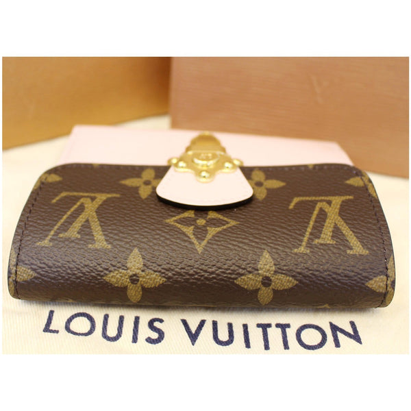 LOUIS VUITTON Cherrywood Compact Wallet Rose Ballerine