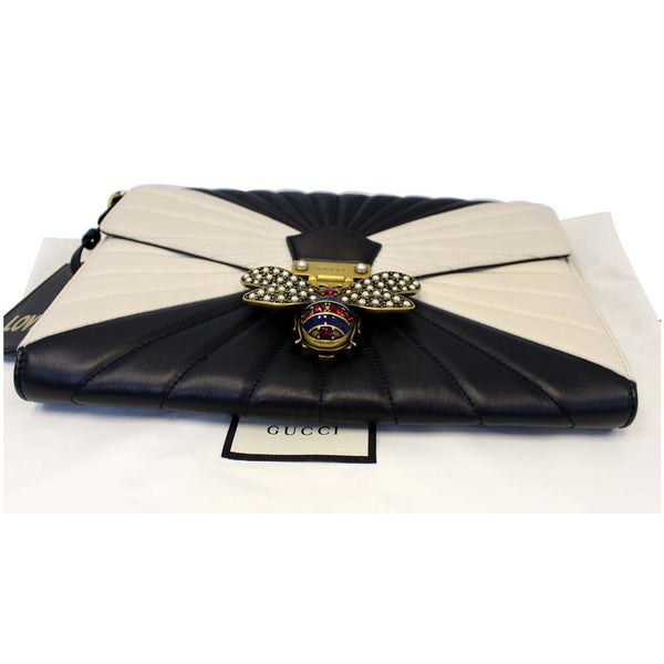 Gucci Clutch Bag Queen Margaret Matelasse Leather - back view