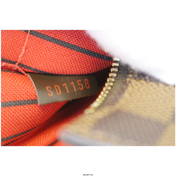 LOUIS VUITTON Pochette Wristlet Pouch Damier Ebene Neverfull MM-US