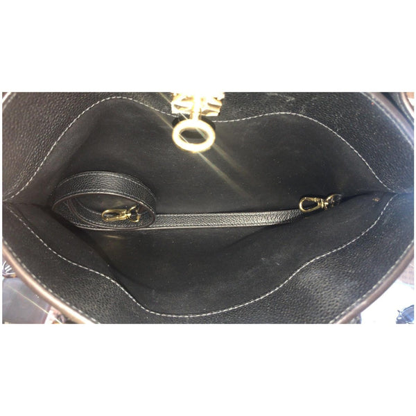 LOUIS VUITTON City Steamer MM Noir Black Leather Shoulder Bag-US