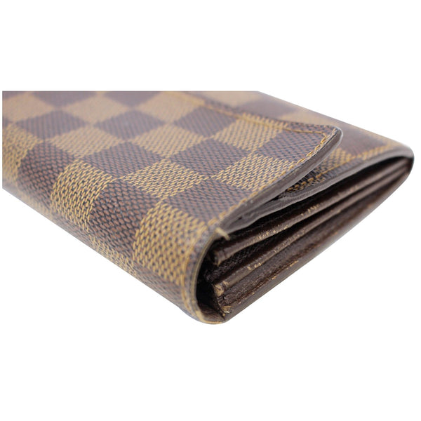 LOUIS VUITTON Sarah Damier Ebene Wallet Brown