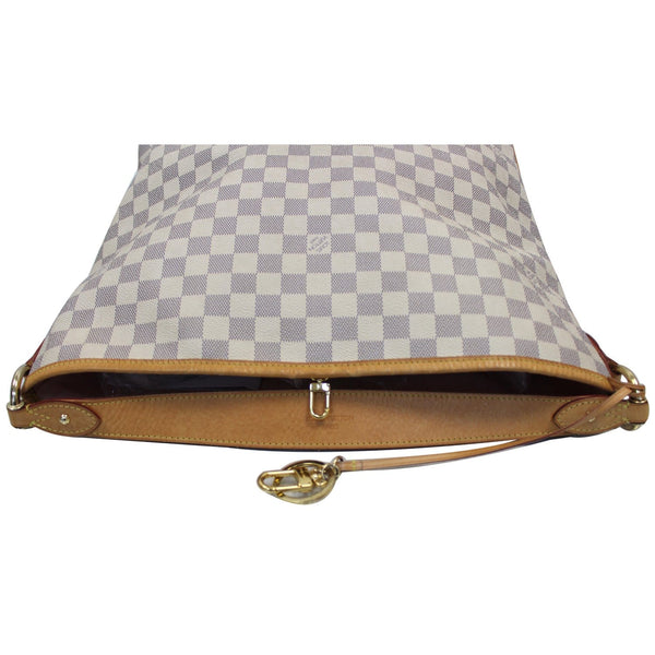 Louis Vuitton Delightful PM Damier Azur Hobo Bag bottom view