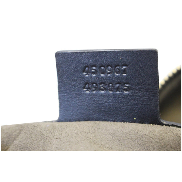 GUCCI Signature Leather Backpack Bag Black-US