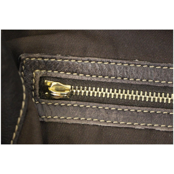 GUCCI GG Canvas Peggy Medium Bamboo Top Handle Bag Brown-US