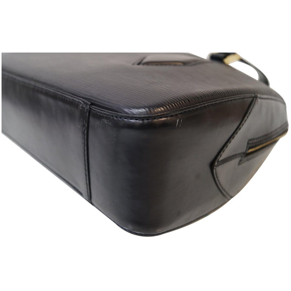 LOUIS VUITTON Voltaire Black Epi Leather Shoulder Bag Black