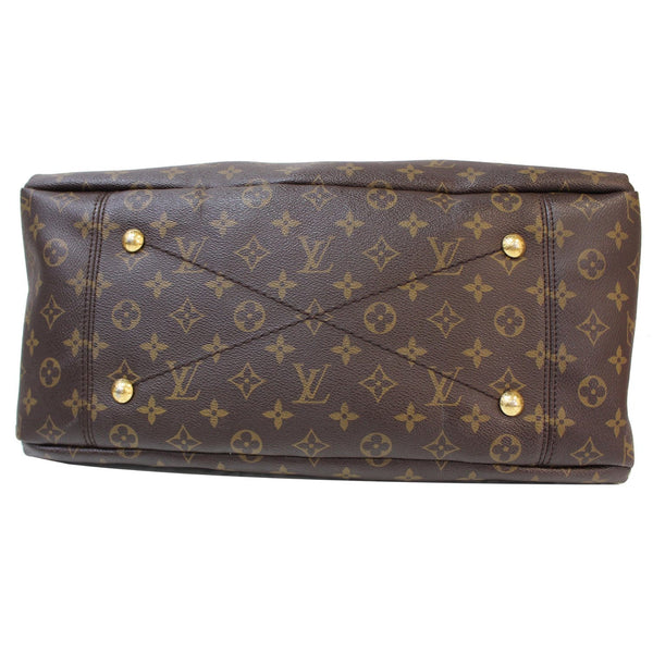down side Lv Artsy MM Monogram Canvas Bag